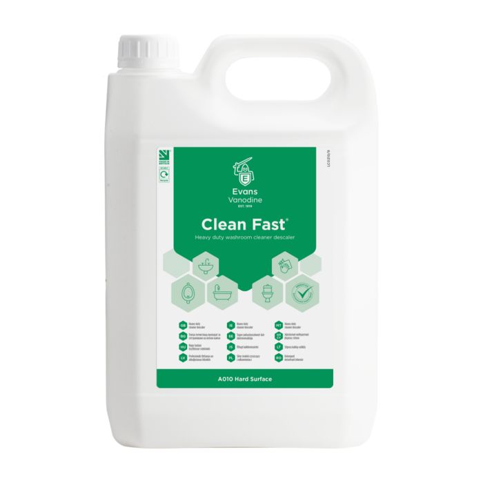 Evans Clean Fast Washroom Cleaner 5Ltr