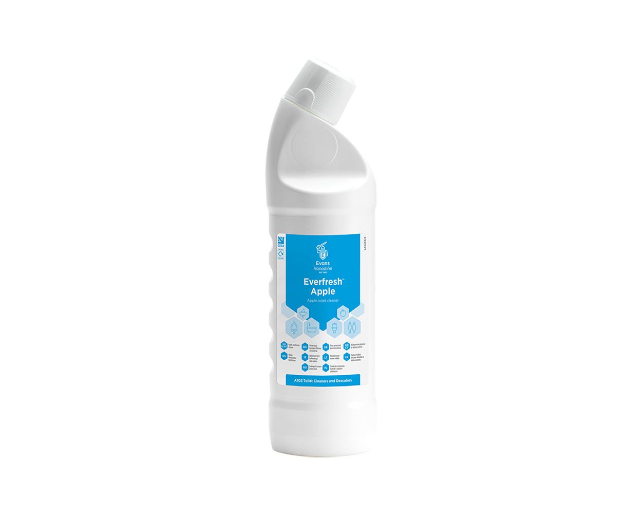 Evans Everfresh Apple Toilet Cleaner 1Ltr