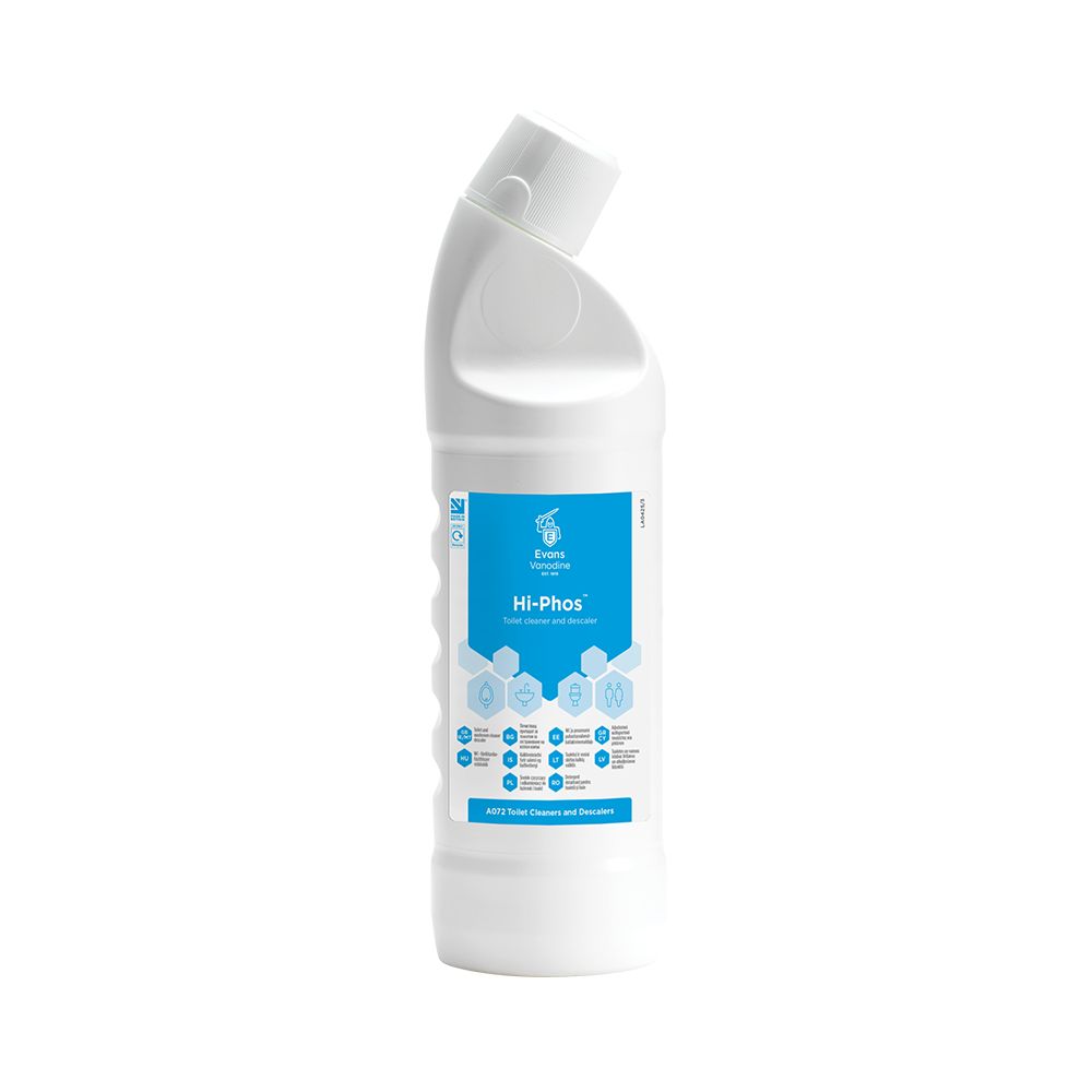 Evans Hi-Phos Toilet Cleaner and Descaler 1Ltr