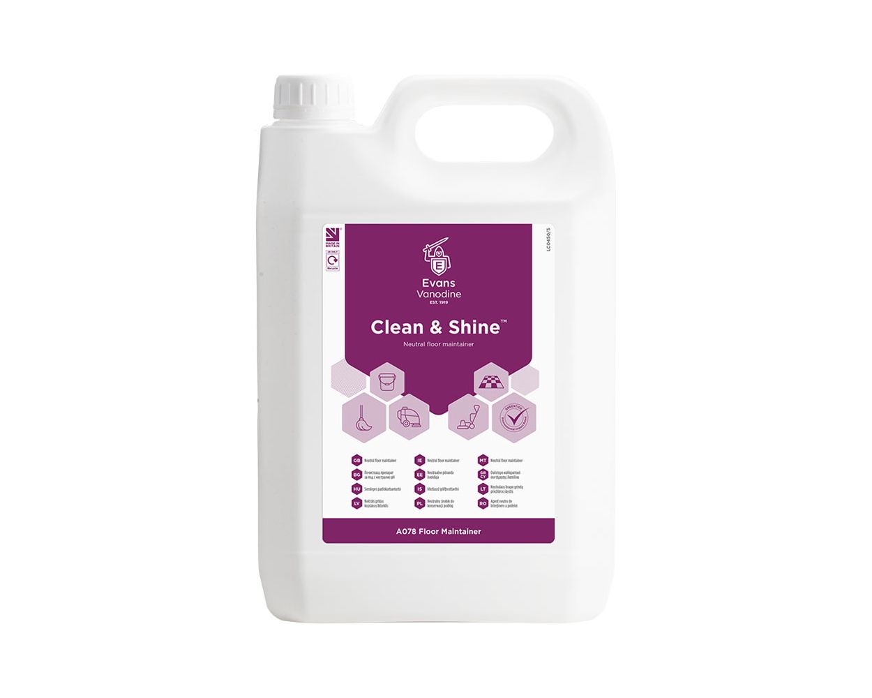 Evans Clean and Shine Floor Maintainer 5Ltr