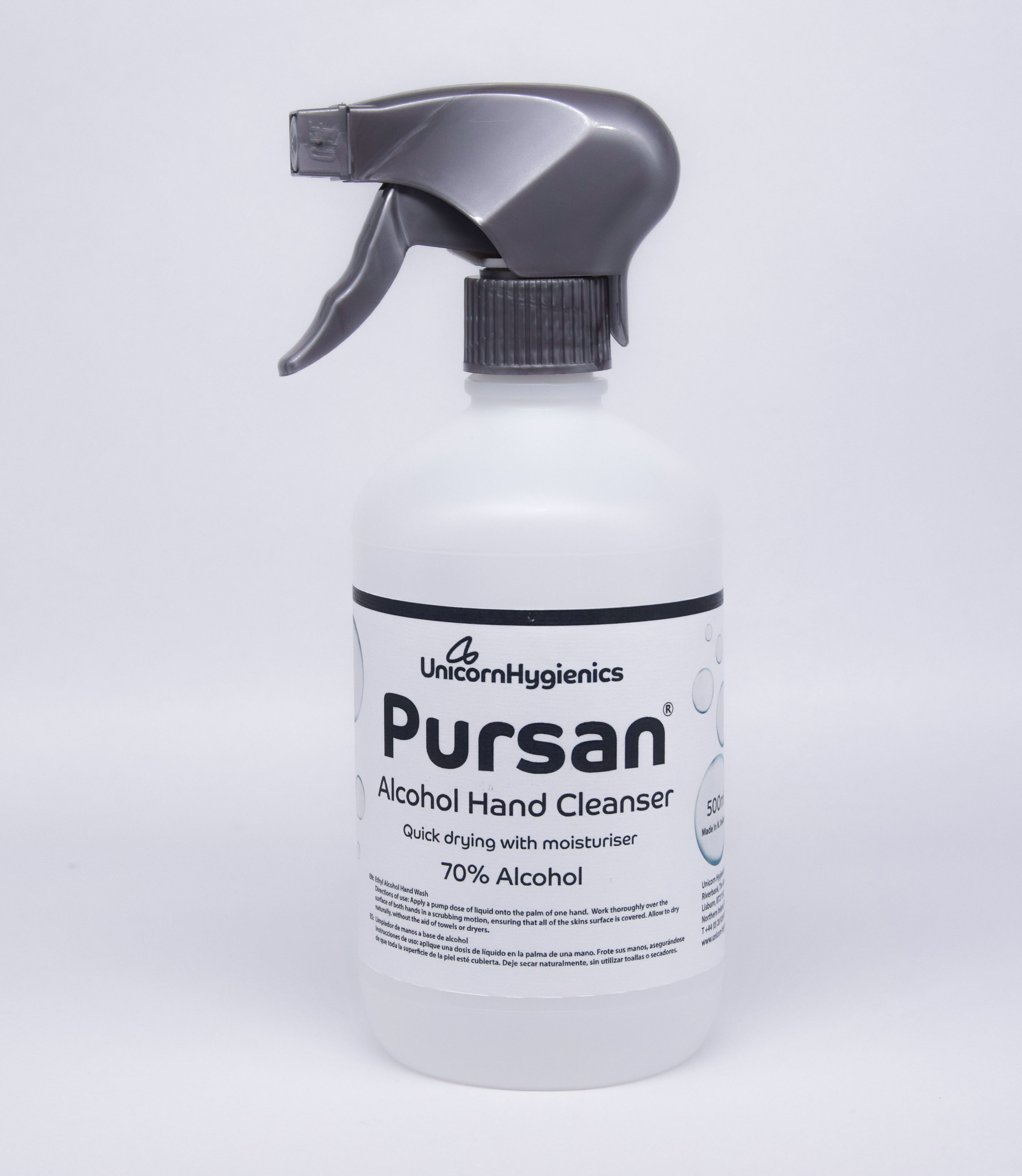 Pursan Alcohol Hand Cleanser 500ml Trigger