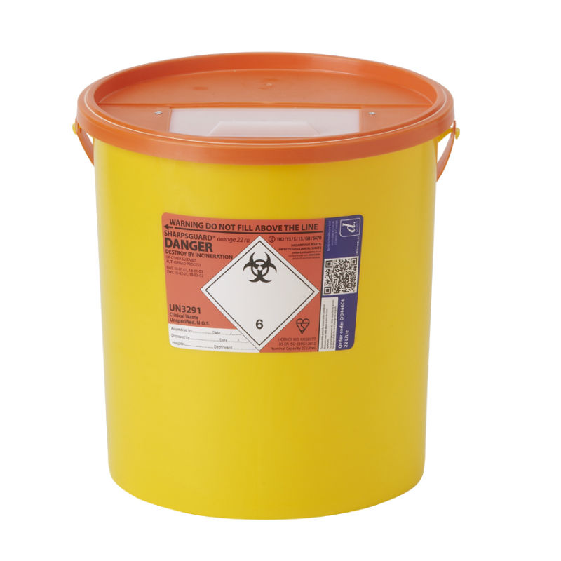 SHARPSGUARD Orange 22Ltr