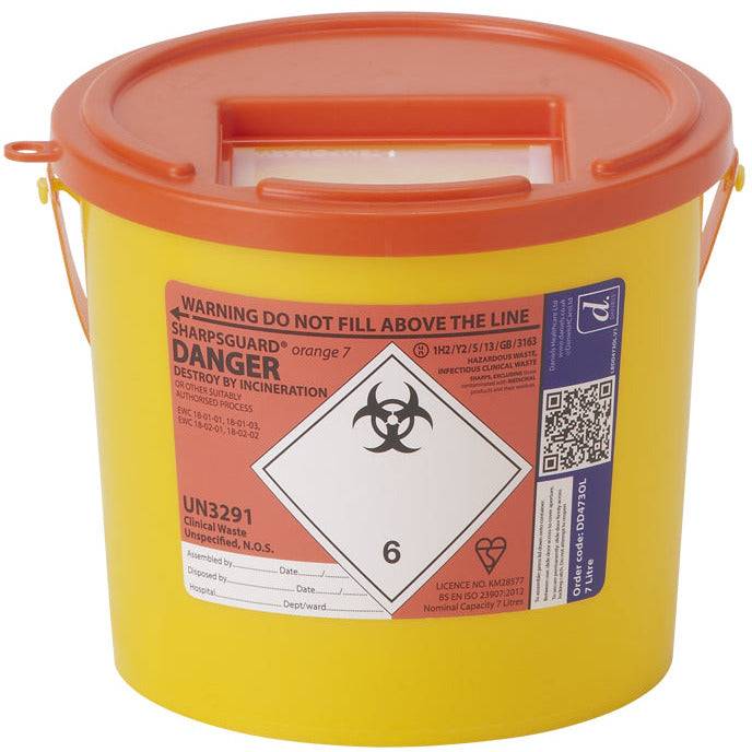 SHARPSGUARD Orange 7Ltr