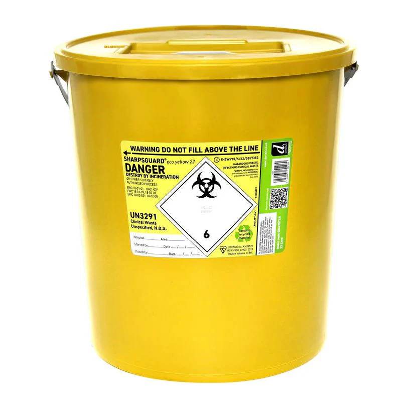 SHARPSGUARD Yellow 22Ltr