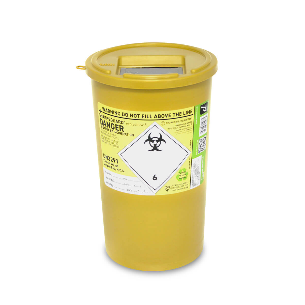 SHARPSGUARD Yellow 5Ltr
