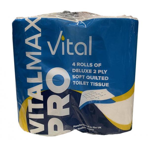 Vital Max Luxury Quilted Toilet Roll Pack 40